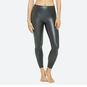 Yummy-Tony Faux Leather Leggings-Black